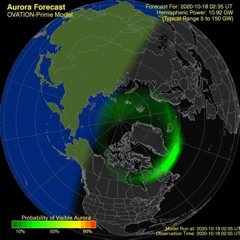 noaa 30 minute aurora forecast